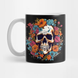 Skull Flower Guitar Fusion Mug